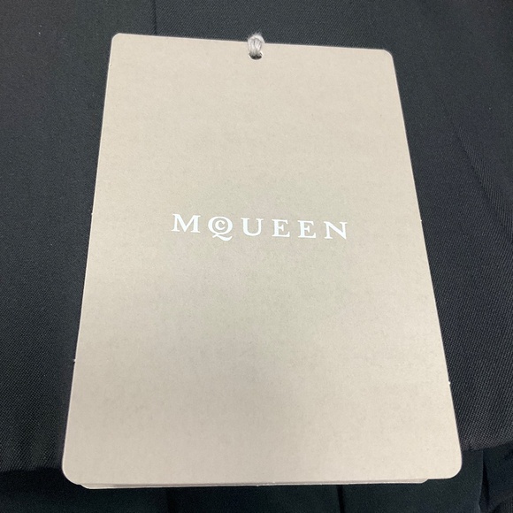 ALEXANDER MCQUEEN BLACK 2024 BUSTIER TOP - Picture 5 of 7